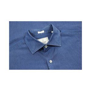 Todd Snyder 2 Ply Cotton Chambray Denim Shirt
